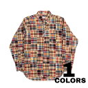 WORKERSy[J[YzPullover BD Patchwork Madras