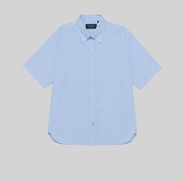 HANDROOM【ハンドルネーム】OX FORD BUTTON DOWN SHORT SLEEVE SHIRTS