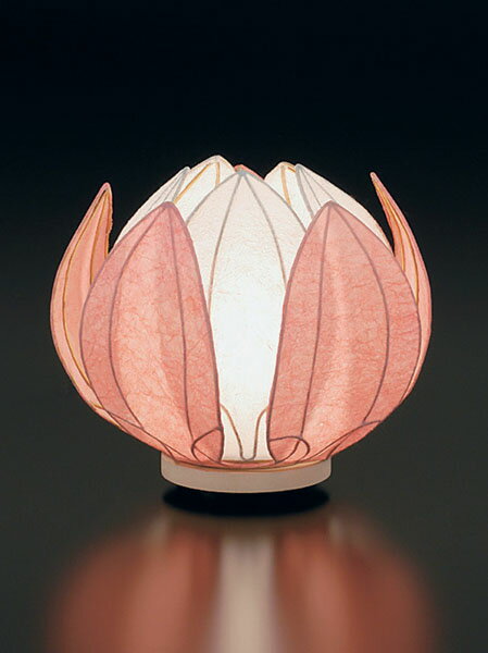 Rakuten - 【現代盆提灯・ちょうちん】　はなあかり　ピンク　【モダン】【インテリア】【小型】【現代仏壇】
