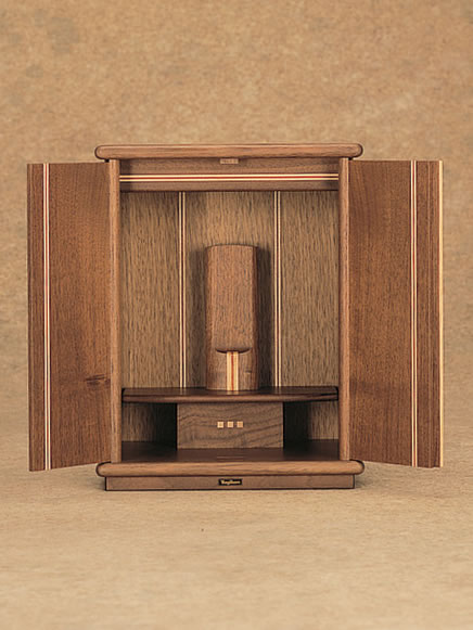 送料無料!【現代仏壇 上置きタイプ】 テノンダーク【八木研】