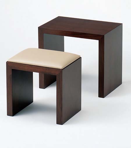 【現代仏具　経机】　信濃 【モダン】【椅子付】【八木研】