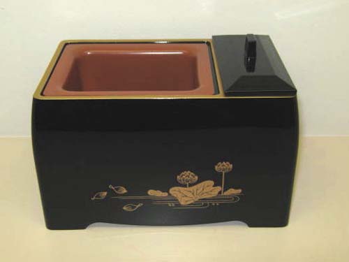 【＜香炉・焼香＞サンメニー香炉　黒蓮　5,0寸】