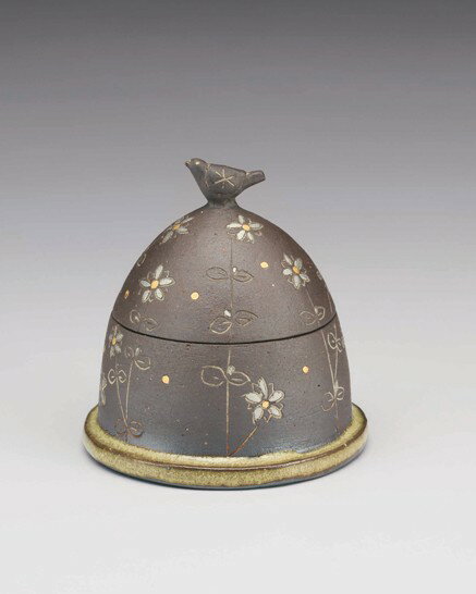 【現代仏具　コアボトル】　花想う　【分骨用・骨壷】