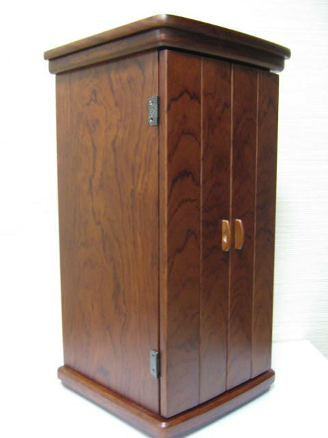 送料無料！【小型仏壇・モダン仏壇・家具調仏壇・上置き型】家具調仏壇上置き　「紫檀　ブビンガ杢貼」　【新仏壇】