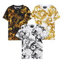 Versace Jeans Couture WATER COLOR COUTURE T-SHIRT ヴェルサーチ ジーンズ クチュール ウォーターカラー クチュール Tシャツ メンズ トップス 半袖 通販 オンライン 40176gh6s0