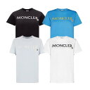 【サマーセール対象商品】MONCLER LOGO T-SHIRTモンクレール ロゴ 刺繍 Tシャツ I10938C00009829HP999 レディース ブラック ブルー ライトブルー オンライン