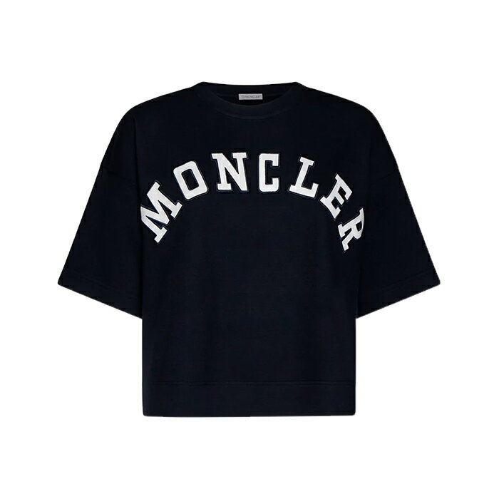 楽天マッシモ オフィシャルストアMONCLER モンクレール アーチロゴ プリント クロップド Tシャツ 8C0001889AJ0 メンズ トップス クルーネック シンプル ハイブランド 通販 オンライン 4018c0001889aj0