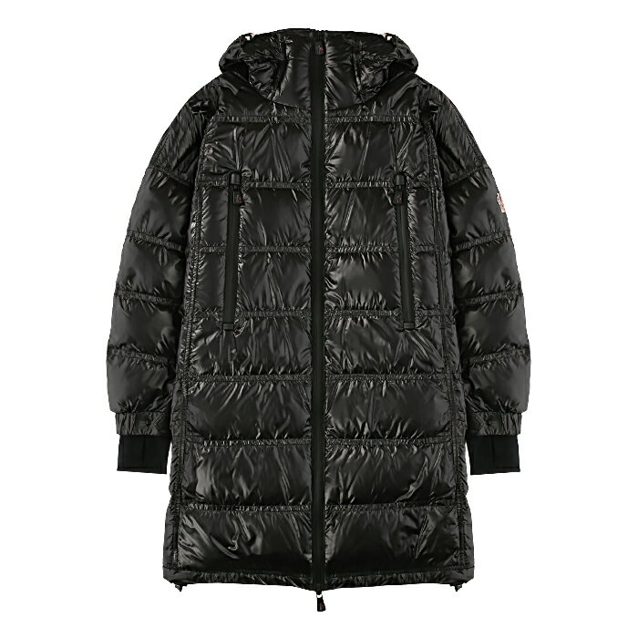 MONCLER GRENOBLE ROCHELAIR DOWN JACKET 23AW フード付ロングダウンジャケット モンクレールグルノーブル ラモウラ ショートダウンジャケット レディース アウター ブラック オンライン 通販 rochelair