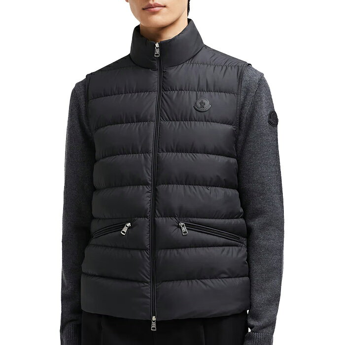 【最短即日発送】 MONCLER TREOMPAN DOWN VEST モンクレール トレオンパン ダウン ベスト 秋冬 ジレ ロゴ パッチ メンズ ホワイト ブラック 1 2 3 4 ラージ サイズ オンライン massimo-store-10022206 マッシモ オフィシャルストア サンプル画像3