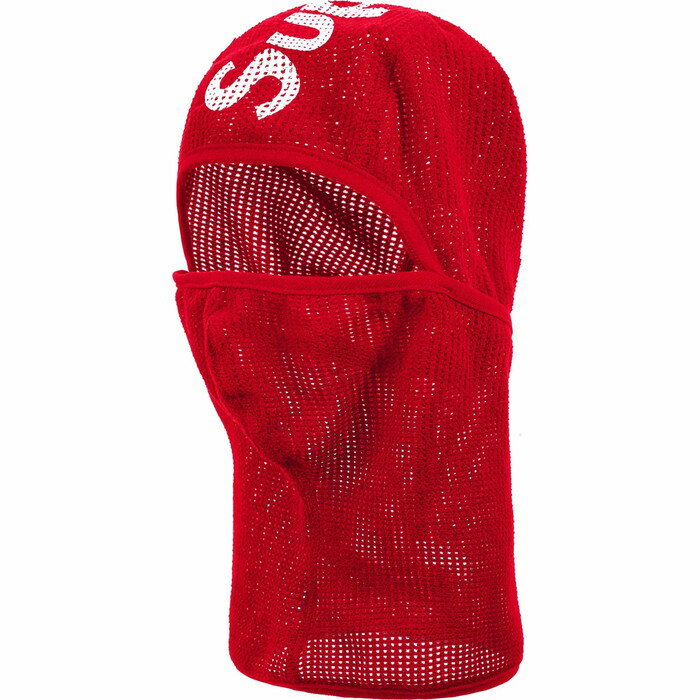 SUPREME MESH LIGHTWEIGHT BALACLAVA シュプリーム メッシュライトウェイトバラクラバ メンズ レッド ブラック メッシュ バラクラバ 目指し帽 ストリート オンライン401ss24h96