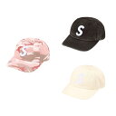 SUPREME PIGMENT COATED S LOGO 6 PANEL シュプリーム ピグメント コーテッド S ロゴ 6 パネル キャップ メンズ レディ...