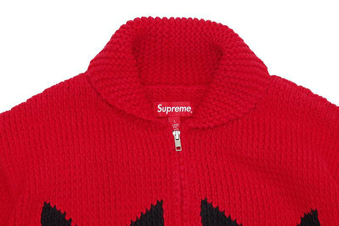 【最短即日発送】 SUPREME プレイボーイ 【17AW】Shawl Collar Full Zip Sweater シュプリーム アウター フルジップセーター メンズ レッド オンライン 通販 702fw17sk4 massimo-store-10017821 マッシモ オフィシャルストア サンプル画像2