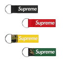 【サマーセール対象商品】Supreme Webbing Keychain シュプリーム ウェビングキーチェーン アクセサリー キーホルダー ブラック レッド グ...