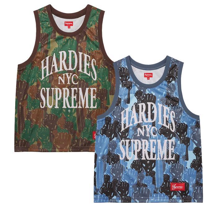 Supreme 23SS Week14 Hardies Camo Basketball Jersey シュプリーム ハーディーズ カモ柄バスケットボールジャージ メンズ トップス タンクトップ ストリート ファッション オンライン 通販 301ss23kn74