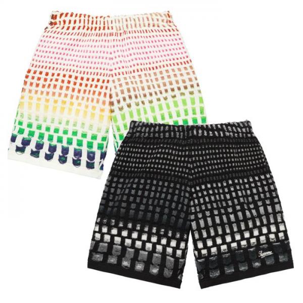 Supreme 23SS Week12 Gradient Grid Knit Short Vv[ OfBGgObhjbgV[c n[tpc V[gpc Xg[g Y {gX ʔ IC 301ss23sh28