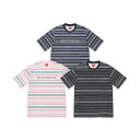 Supreme 23SS Week18 Dash Stripe S/S Top Vv[ _bVXgCv  TVc Y sN lCr[ ubN Xg[g XP[g t@bV Vv ʔ IC 301ss23t76