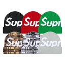 シュプリーム ニット帽 レディース SUPREME 23AW WEEK11 Big Logo Beanie シュプリーム ビッグロゴビーニー ニット帽 メンズ レディース ユニセックス レッド ブラック グレー グリーン ブラック×ホワイト タン ストリート オンライン 302fw23bn17