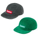 シュプリーム 帽子 メンズ Supreme 23AW WEEK9 Corduroy Camp Cap シュプリーム コーデュロイキャンプキャップ メンズ ストリート 被り物 帽子 通販 オンライン 302fw23h150