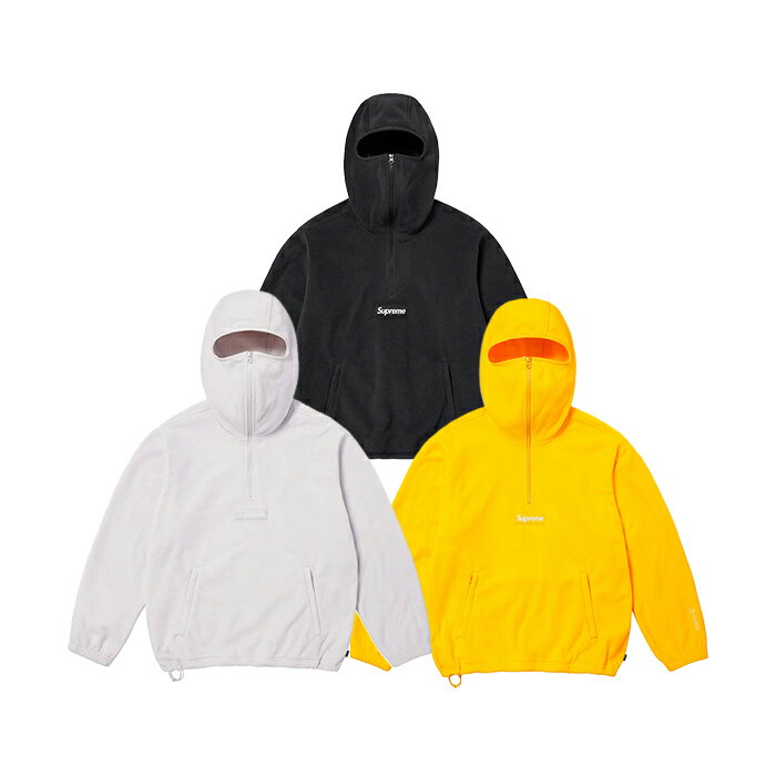 Supreme 2023AW WEEK13 POLARTEC? FACEMASK HALF ZIP HOODED SWEATSHIRT シュプリームポーラーテック フェイスマスク ハーフジップ スウェットフーディー アノラック メンズ トップス パーカー 秋冬服 ストリート ファッション 通販 オンライン 302fw23sw78