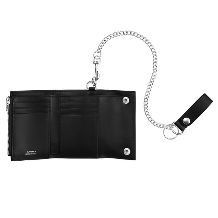 【最短即日発送】 SUPREME LEATHER CHAIN WALLET シュプリーム レザー チェーン ウ...