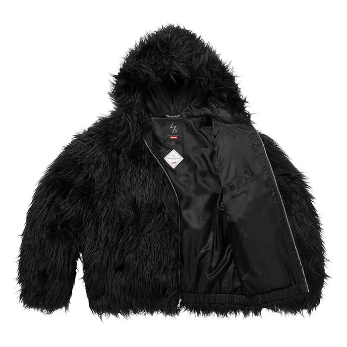 【コラボ商品】 【最短即日発送】 SUPREME × Y'S FAUX FUR WINDSTOPPER HOODED BOMBER JACKET シュプリーム × ワイズ フェイク ファー ウインド ストッパー フード ボンバー ジャケット 長袖 秋冬 アウター ストリート メンズ ブラック S M L サイズ オンライン massimo-store-10022461 マッシモ オフィシャルストア サンプル画像3
