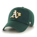 47BRAND CAP Athletic '47 MVP フォーティーセブンブランド オークランド アスレチックス ユニセックス ダークグリーン キャップ rg...