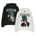 COMME des Fuck Down Hoodie Trapper Black コムデファックダウン バラクラバ プリント フーディ CDFU2542 メンズ パーカー 甲斐拓也選手 福岡ソフトバンクホークス 侍ジャパン 日本代表 甲斐キャノン WBSC WBC ASAP ROCKY 着用ブランド 通販 オンライン 302762324020