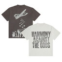 【サマーセール対象商品】VALABASAS "SEND LOVE" VINTAGE BLACK TE ヴァラバサス ヴィンテージ Tシャツ メンズ トップス 半袖 vlbs91082