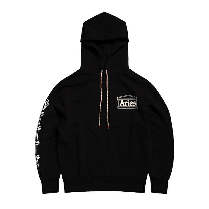 Rakuten - 【最短即日発送】 ARIES COLUMN HOODIE アリーズ コラム フーディー 長袖 パーカー スケート パンク ストリート メンズ ブラック S M L サイズ オンライン