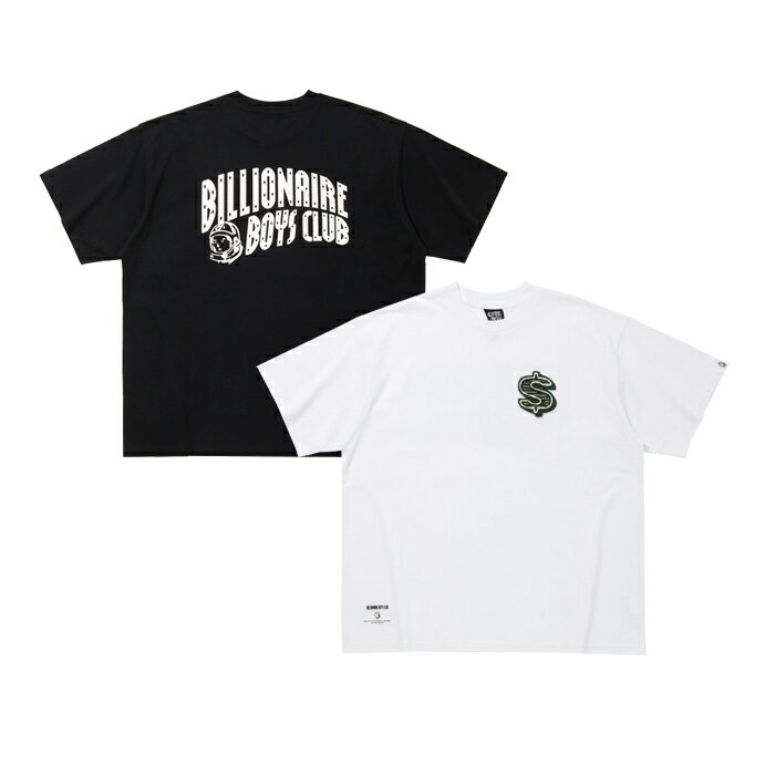 Rakuten - 【最短即日発送】 BILLIONAIRE BOYS CLUB COTTON T-SHIRT DALLARS ビリオネア ボーイズ クラブ コットン ダラーズ Tシャツ 半袖 カットソー ロゴ 夏 ストリート メンズ ブラック ホワイト S M L XL ラージ サイズ オンライン