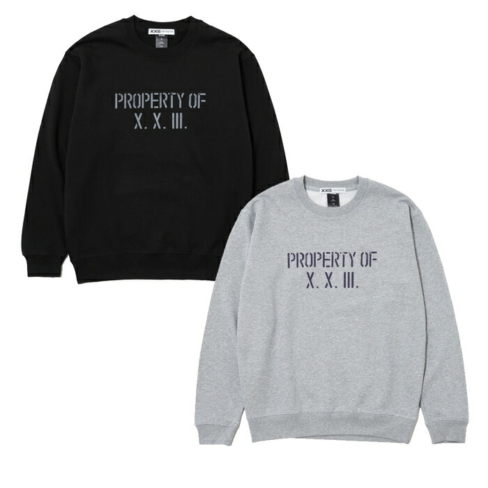 【最短即日発送】 XXlll C’est Vingt-Trois PROPERTY CREW SWE ...