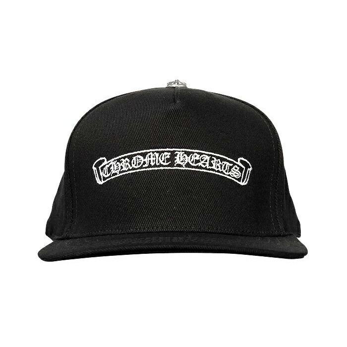 Rakuten - 【新品】 【最短即日発送】 CHROME HEARTS SCROLL CAP クロムハーツ スクロール キャップ 帽子 野球帽 Central Cee ストリート 贈り物 ギフト プレゼント ユニセックス ブラック F サイズ オンライン