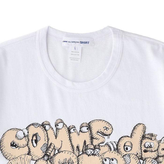【最短即日発送】 COMME des GARCONS SHIRT×KAWS T-shirt コムデギャルソン×カウズ...