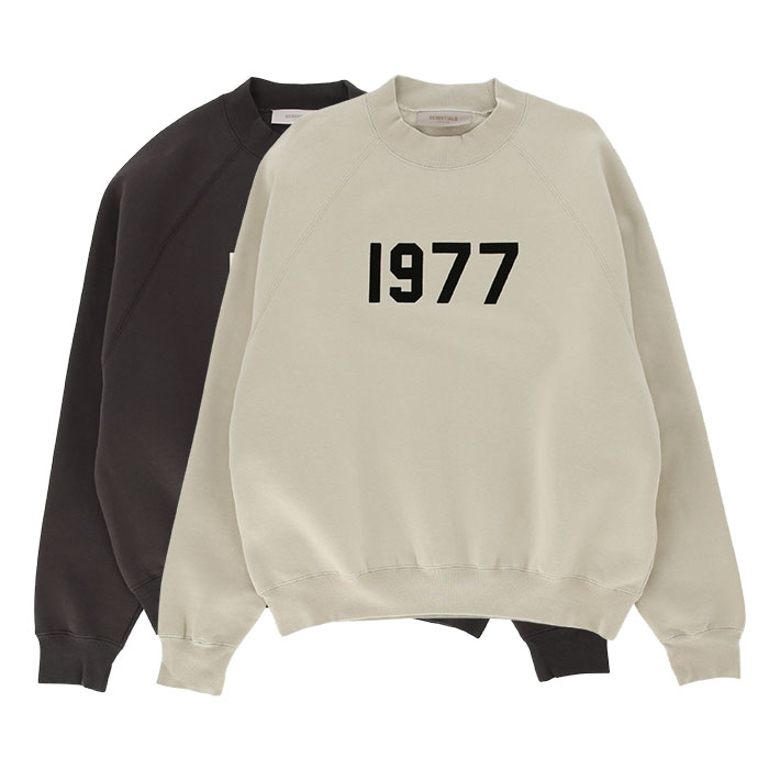 ESSENTIALS エッセンシャルズ 22SS 1977 Crew Sweat トレーナー ユニセックス ウィート アイロン FEAR OF GOD オンライン 22spring1977cre