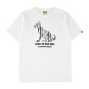 【サマーセール対象商品】BAPE ベイプ Tシャツ メンズ ホワイト 801doghousetee