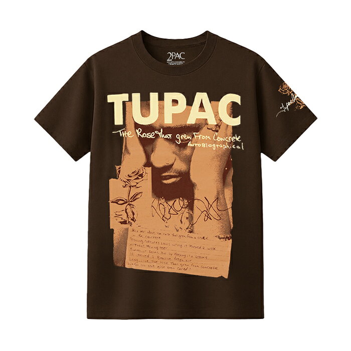 【最短即日発送】 GMERCH TUPAC BROWN POETRY F/SL ジーマーチ 2パック ポウイトゥリィ Tシャツ 半袖 カットソー グラフィック ストリート メンズ ブラック ブラウン S M L XL ラージ サイズ オンライン massimo-store-10023011 マッシモ オフィシャルストア パッケージ画像