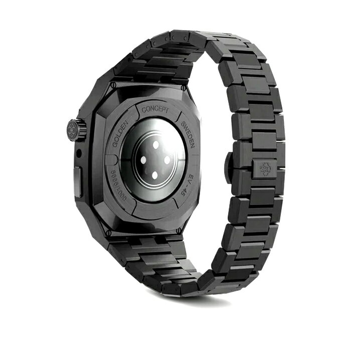 �ڥۥ磻�ȥǡ��� �ں�û¨��ȯ���� GOLDEN CONCEPT Apple Watch Case ������ǥ󥳥󥻥ץ� ���åץ륦���å� ���꡼��7,8,9�б� EV Black ev45bk