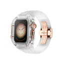 【数量限定再入荷】GOLDEN CONCEPT Apple Watch Case ゴールデンコンセプト アップルウォッチケース シリーズ7,8,9対応モデル RSTR45 CRYSTAL ROSE クリスタル ローズ ゴールド 時計 ケース オンライン 通販 wcrstr45cr