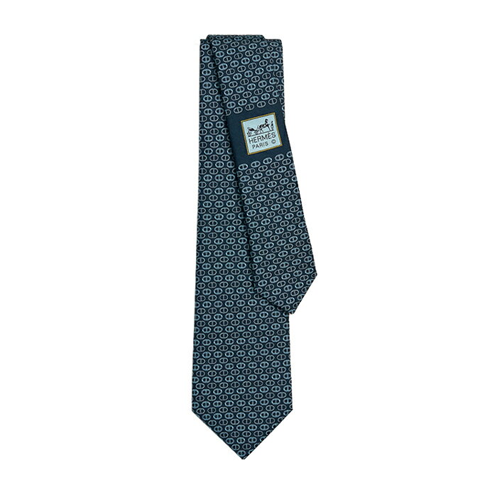 エルメス ネクタイ HERMES SILK TIE エルメス シルクツイルタイ マイヨン・パラード 7cm メンズ マリン プレゼント ギフト 紳士 フランス製 通販 入学式 入社式 オンライン h006320t