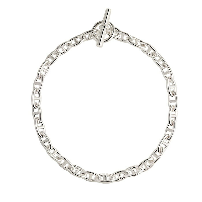 【最短即日発送】 HERMES CHAINE D'ANCRE NECKLACE, LARGE MODEL エルメス シェーヌダンクル ネックレス ラージモデル 贈り物 ギフト プレゼント ユニセックス シルバー 29 31 サイズ オンライン