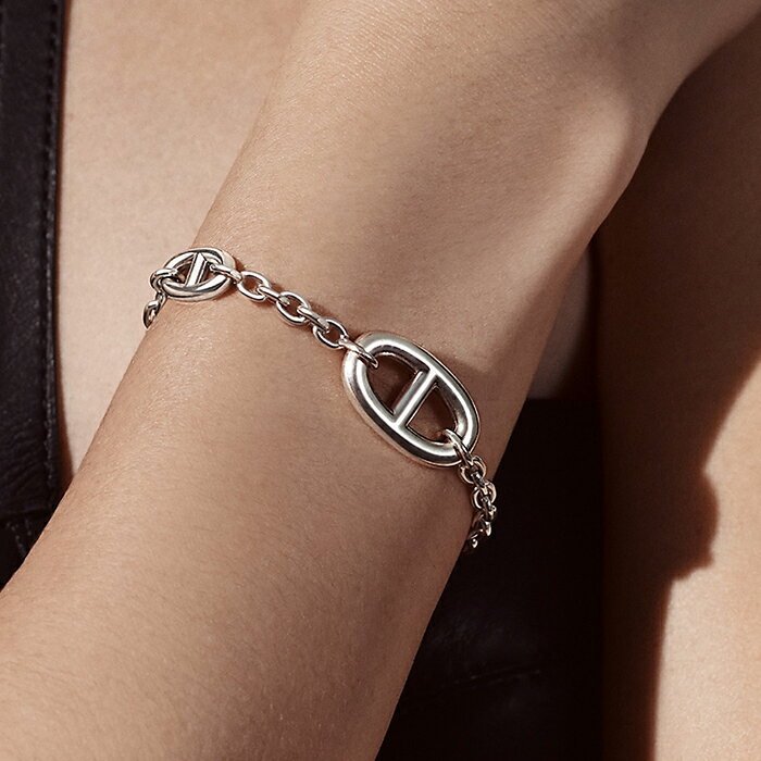 【最短即日発送】 HERMES FARANDOLE BRACELET エルメス ファランドール ブレスレッド 贈り物 ギフト プレゼント メンズ レディース ユニセックス シルバー XS SH ST LG サイズ オンライン
