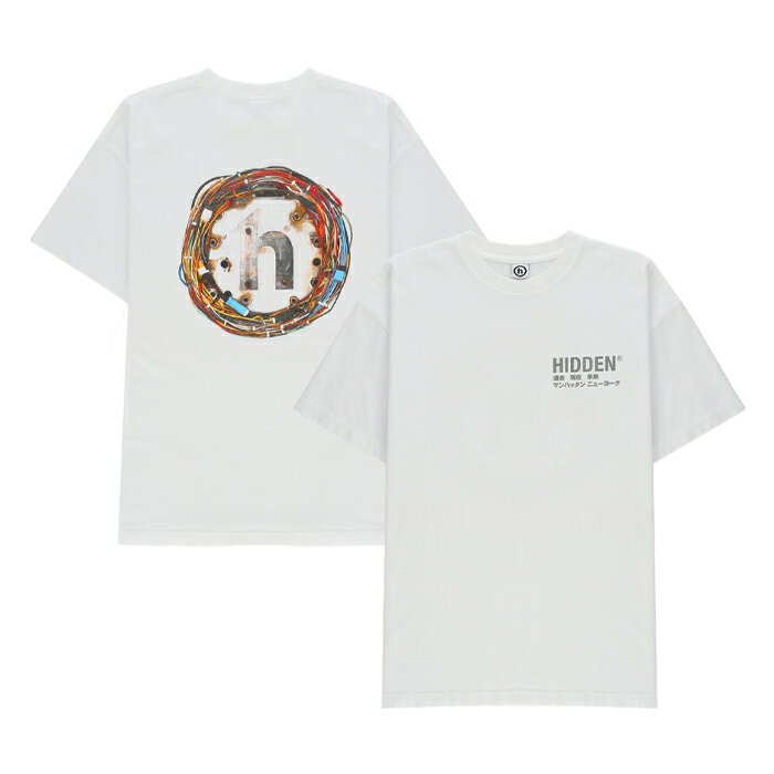 Hidden NY WIRE TEE ヒドゥン ニューヨーク ワイヤー 半袖Tシャツ メンズ トップス ストリート ヒップホップ ファッション 通販 オンライン 302hwiretee