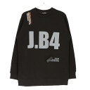 【サマーセール対象商品】J.B4 JUST BEFORE TRAINER ジャストビフォー トレーナー イタリア ロゴ メンズ ブラック S M L サイズ オンライン