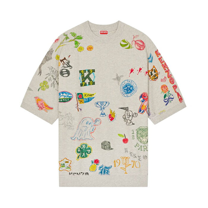 KENZO DRAWN VARSITY T-SHIRTS ケンゾー 半袖