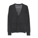 【サマーセール対象商品】MESSAGERIE CARDIGAN メッサジェリエ カーディガン メンズ 長袖 ダークグレー S サイズ オンライン