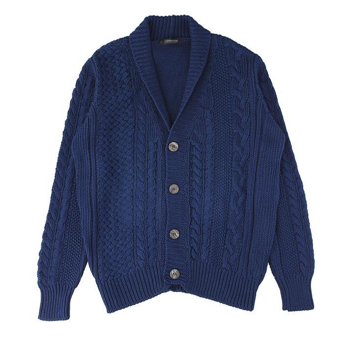 Rakuten - 【最短即日発送】 MESSAGERIE KNIT メッサジェリエ ニット メンズ ネイビー 50