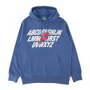 【サマーセール対象商品】PALACE SKATEBOARDS HOODIE パレススケートボード フーディー メンズ 長袖 パーカー ブルー M サイズ ロゴ プリント