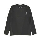 【サマーセール対象商品】PALACE SKATEBOARDS LONG SLEEVE T-SHIRT パレススケードボード ロング スリーブ Tシャツ メンズ 長袖 ブラック L サイズ