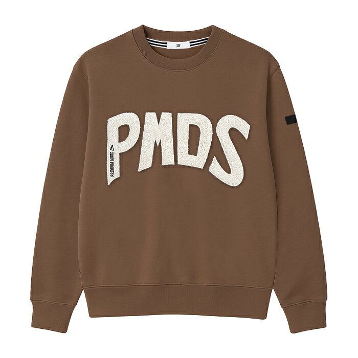 【最短即日発送】 P.M.D.S. SWEAT SHIRT ピーエムディーエス トレーナー 長袖 ストリート メンズ ブラウン M L LX ラージ サイズ オン..