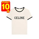 【ポイント10倍】 CELINE REGULAR T-SHIRT COTTON JERSEY セリーヌ コットン ジャージー レギュラー Tシャツ メンズ ホワ...